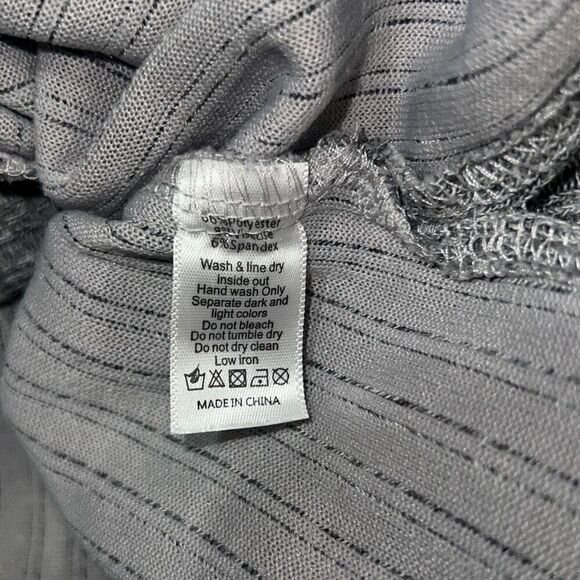 Joyfolie Mia Joy Girls Hoodie Hooded Top Ribbed Heather Gray Boxy size 10 - Picture 7 of 8